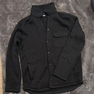 Old Navy Black Lightweight Shirt Jacket